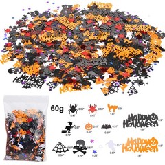 2000+pcs Confetti Table Scatter Pumpkins Spiders Bats Witches Spider Webs Sta…