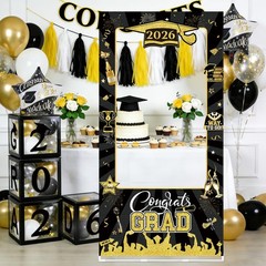 2026 Graduation Photo Booth Props: Graduation Decorations 2026 Set with Gradu…