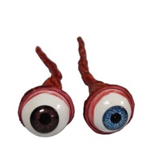 2 Pcs Halloween Fake Eye Eyeball Horror Scary Simulation Prop Trick Party Decor