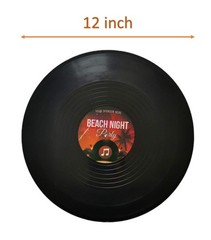 10 PCS 12 Inch Blank Fake Vinyl Records Indie Aesthetic Room Wall Decor