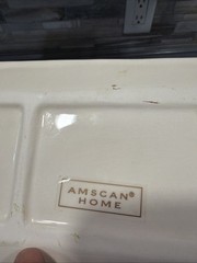 Amscan Home Pottery Thanksgiving Blessing Rectangle Tray