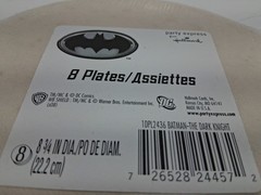 Batman Party Supply Lot-1ea Table Cover,32ea Napkins,32ea Small Plates&32ea Larg