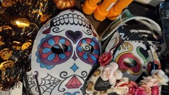 Halloween Party Decor Lot OVER 200 PCS.TREAT BAGS TO DECORATIONS SEE SEE