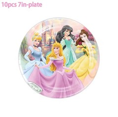 Disney Princess Birthday Party Tableware Decorations Plates Balloons Tableware