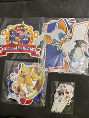 Sonic Hedgehog Birthday Party Banner (5×3) and Supplies