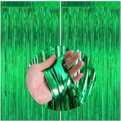 2M Foil Fringe Tinsel Shimmer Curtain Door Wedding Birthday Party DECORATIONS