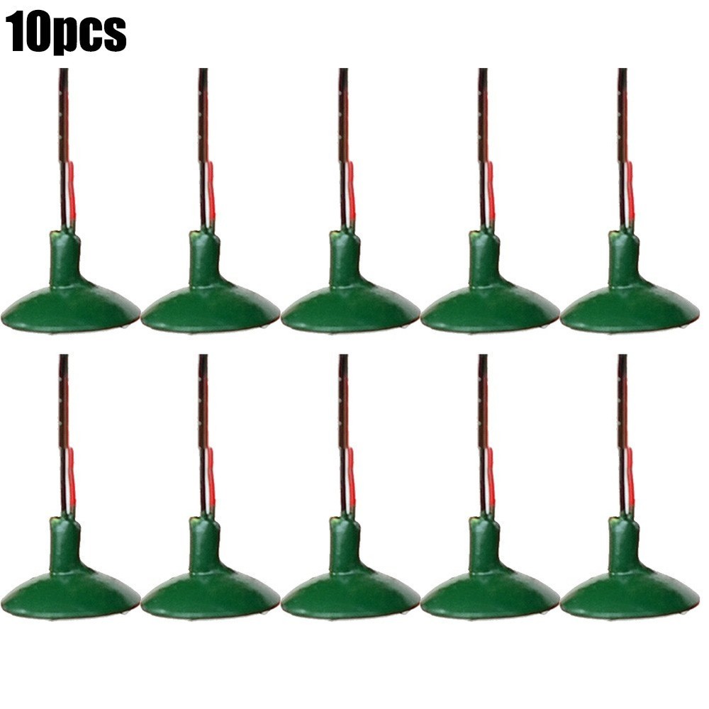 10 X OO / HO Scale Street Light Model Wall Lamp Posts Led Ceiling Lamps New