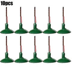 10 X OO / HO Scale Street Light Model Wall Lamp Posts Led Ceiling Lamps New