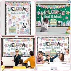 ojustbeok Composition Notebook Bulletin Board Welcome Back to Classroom Decor…