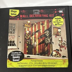 Creepy Carnival Circus Haunted Halloween Party Scene Setters Decorating Kit