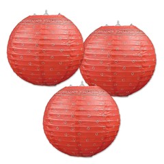 Beistle Bandana Paper Lanterns – Western | Party Supply | Decoration