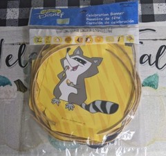 Disney Stanley Party Express Celebration Banner Happy Birthday Rare Hallmark New