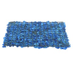 12PCS Dark Blue Artificial Hydrangea Wall Panels, Handmade Silk Flowers