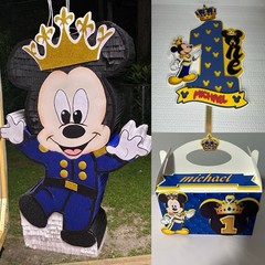 Bundle Party Supplies Mickey Rey Birthday Party Piñata Cake Topper Treat Boxes
