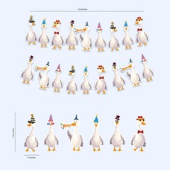 Cheerland Silly Goose Banner Garland Party Decorations Garland Garden Tea Party