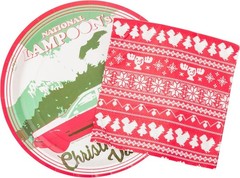 32-Pack National Lampoon’s Partyware: Elegant Plates & Napkins for Holiday Cheer
