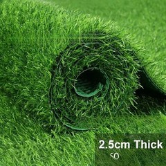 Soft Fiber Artificial Grass Turf Mimics Natural Lawn 2.5cm 3cm 4cm Thick