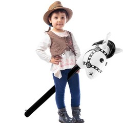 12 Pack Inflatable Stick Horse Bulk Colorful Inflatable Horsehead Stick Ballo…