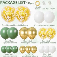 Sage Green 172pcs Gender Neutral Baby Shower Decorations – Boho Party Supplies,