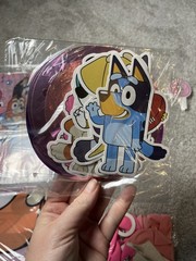 Bluey Birthday Party Decorations, Banner, Balloons, Cupcake Toppers, Back Drop