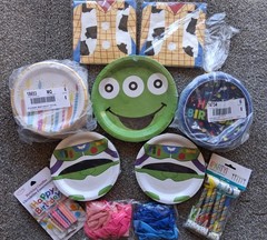 Buzz Light Year / Woody / Toy Story Theme Birthday Party Decorations-Sealed