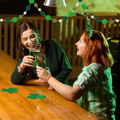 8.2 Ft 3 Pcs St Patrick’S Day Pom Pom Garlands Decor Assorted Sizes Felt Ball Ba