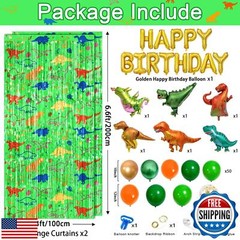Avezano Dinosaur Birthday Decorations Supplies Kit – 117 Pcs Dino Theme Party