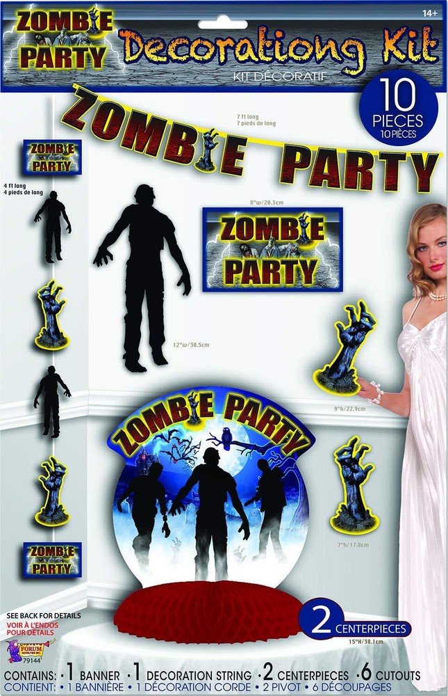 Zombie Party Dead Haunted House Carnival Halloween Party Decorating Kit