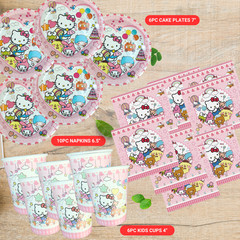 Hello Kitty friends Party Supplies happy birthday centerpiece decoration