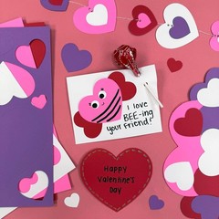 Heart Paper Cutouts – 240 Multi-Size Card Stock Hearts for Creative Crafting