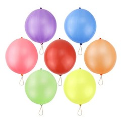Punch Balloons,36Pcs Punching Balloon for Kids Heavy Duty Party Favors, Assorted