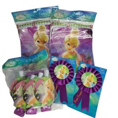 Tinkerbell Hallmark Disney Fairies Party Birthday Banner Blowers Award Ribbon