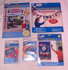 Kit New Thomas Train & Friends Wall Decoration Party Game Age Banner Invitations