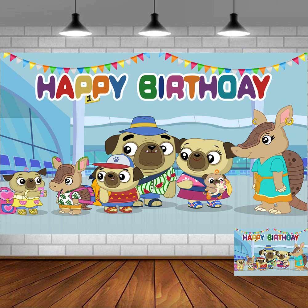Chip and Potato Party Decorations Birthday Backdrop Banner Background 5x3ft