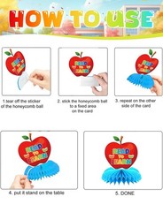 Back to School Table Decorations – 9 Pcs Welcome Back to School centerpieces …