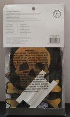 Martha Stewart Crafts Halloween Spiderweb & Skull Rosette Kit Black & Gold NEW!!