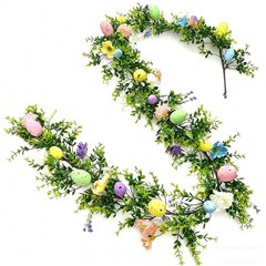 Wedding Flowers and Floral Arrangements, 6FT Rustic Arch Garland with Eggs Fl…