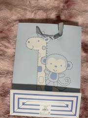 Medium To Large 16.5 Inches Baby Boy Girl Gift Bag for Baby Shower
