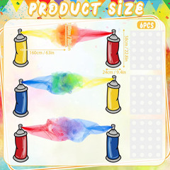 15 Pcs Art Party Decorations Kit Painting Splatter Birthday Party
