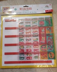 Sunshine And Rainbows Tabletop Message Board And A 3pk Of Paper Lanterns.
