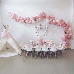 Balloon Arch Strip Kit for Garland, 32.8 Feet Balloon Tape Strips and 200 Glu…