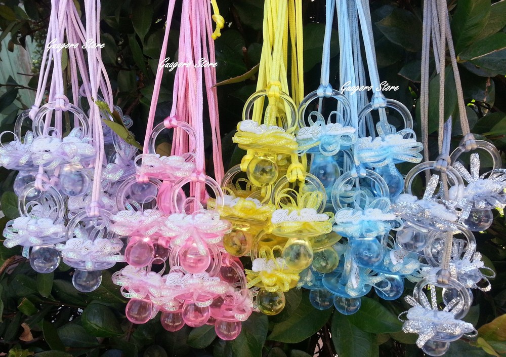 Large Pacifier Necklaces Baby Shower Game Favors Prizes Decoration U~Pick Colors