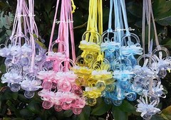 Large Pacifier Necklaces Baby Shower Game Favors Prizes Decoration U~Pick Colors