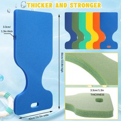 6 Pcs Water Saddle Float Foam Solid Pool Floats for Adults and 33 Inch Pool F…