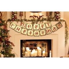 Christmas Decorations – Vintage Merry Christmas Banner