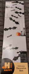 New H for Happy Halloween Decorations Balloons & Bats -5344