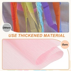Crepe Paper 7.9ft Long 20 Inch Wide Pink Crepe Paper Roll for Streamers Party…
