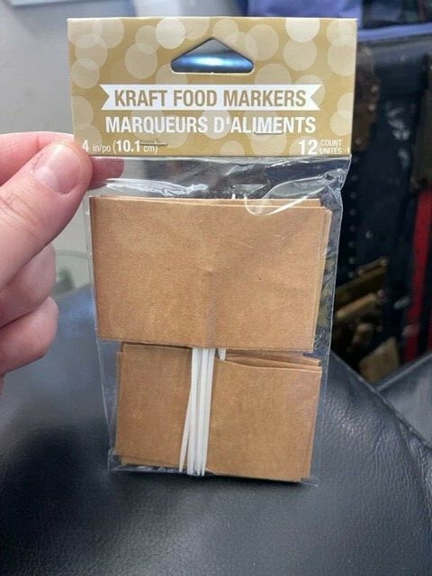 Creative Converting Kraft Food Markers 4″ 12ct. New!!!