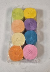 Crepe Paper Streamers 8 Rolls Pastel Colors Party Decorations 82ft Each New