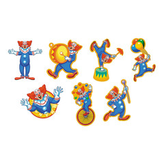Bozo the Clown Cutouts Wall Decoration Collection – Trick Or Treat Studios